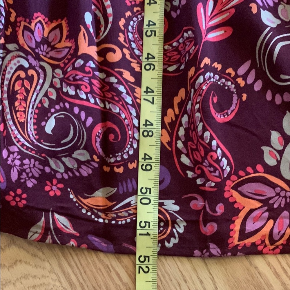 St Johns Bay NWT Lightweight Paisley Bohemian Print Dress - Picture 9 of 15